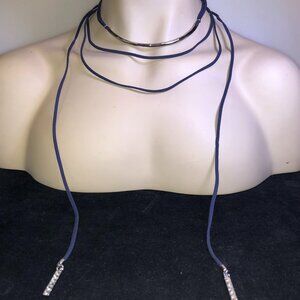 CHLOE + ISABEL Midnight Wrap Lariat Choker - N458
